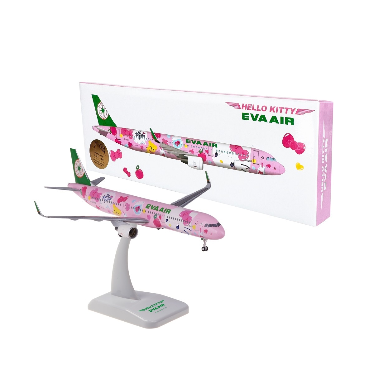 EVA AIR A321-200 Sanrio Pinky Jet 1:200 Aircraft Model｜EVA SKY SHOP