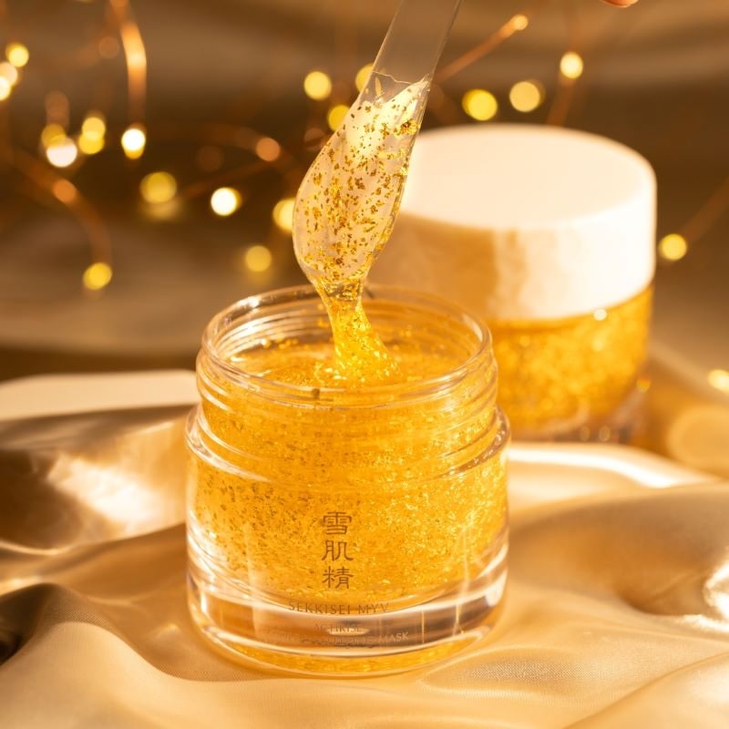 KOSE Sekkisei MYV Actirise Golden Sleeping Mask｜EVA SKY SHOP