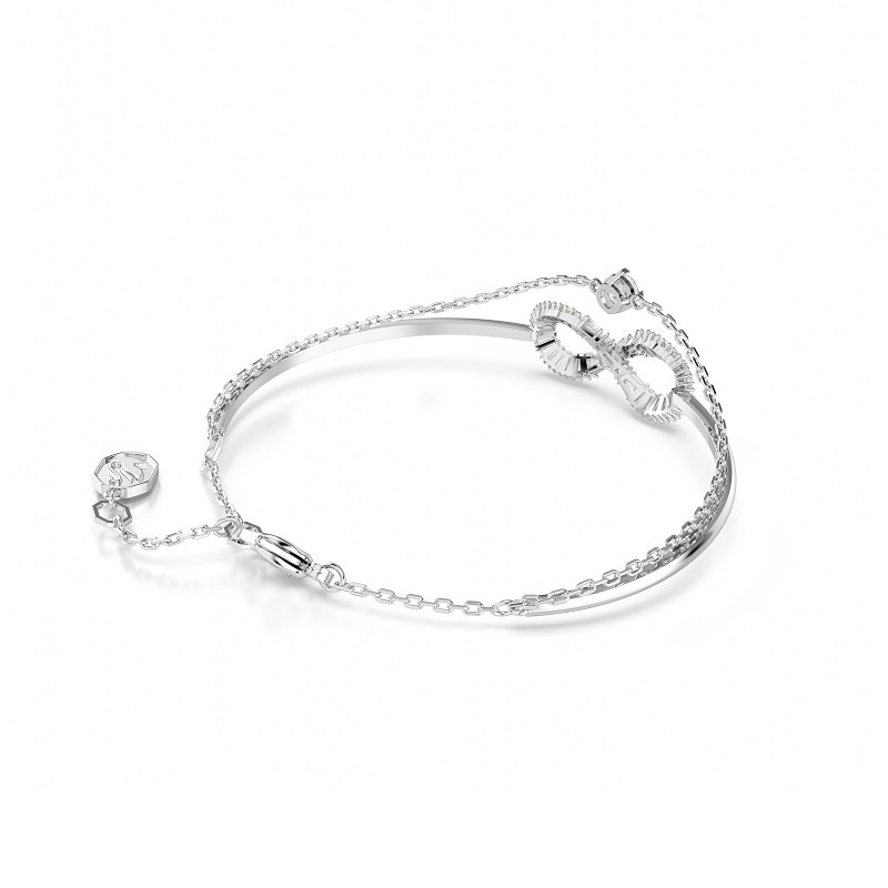 Swarovski 5698300新品未使用 SWAROVSKI Hyperbola Infinity White Rhodium Plated Bracelet