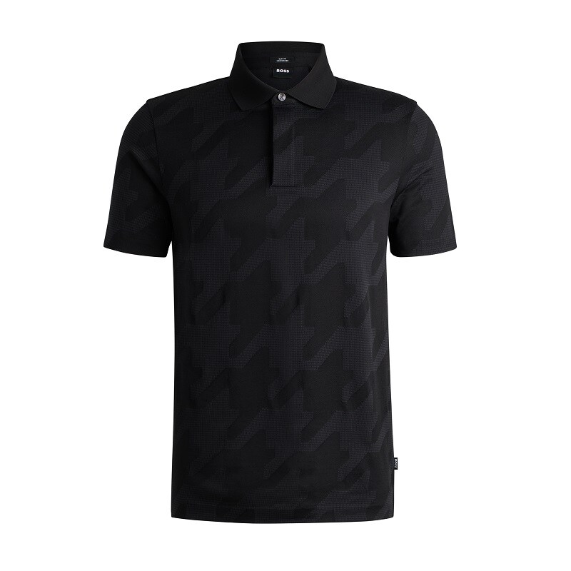 Boss mercerised polo sales