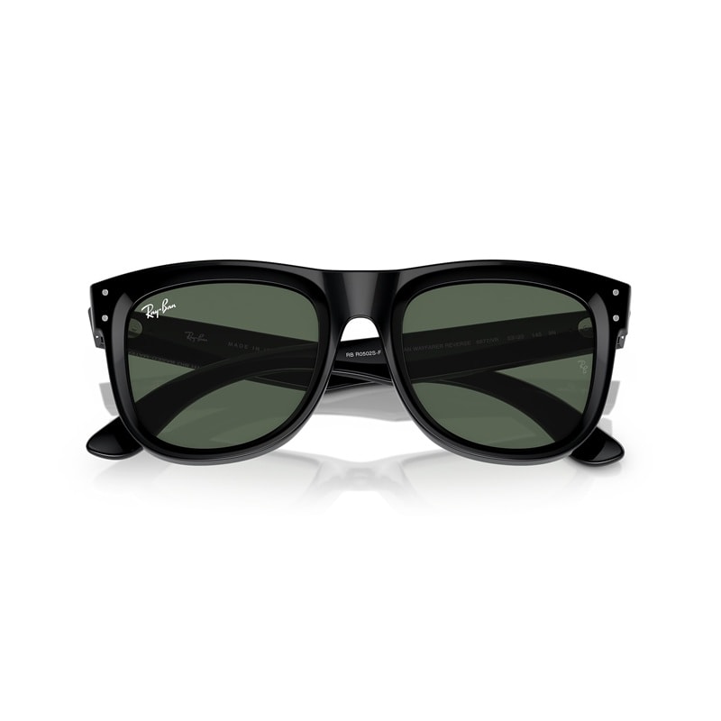Ray-Ban Wayfarer Reverse Sunglasses-Black/Dark Green｜EVA SKY SHOP