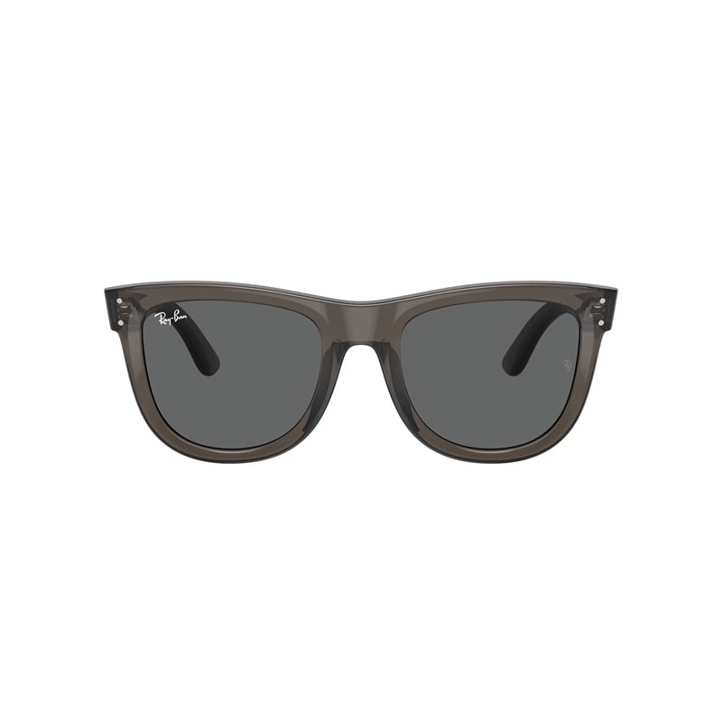 Ray-Ban Wayfarer Reverse Sunglasses-Transparent Grey/Dark Grey
