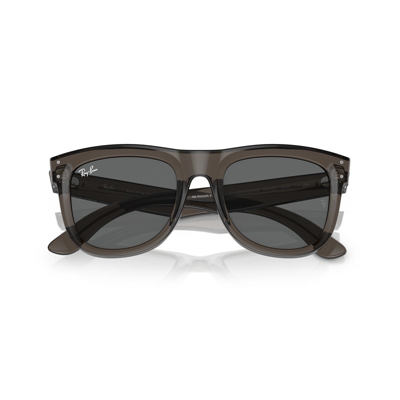 Ray-Ban Wayfarer Reverse Sunglasses-Transparent Grey/Dark Grey