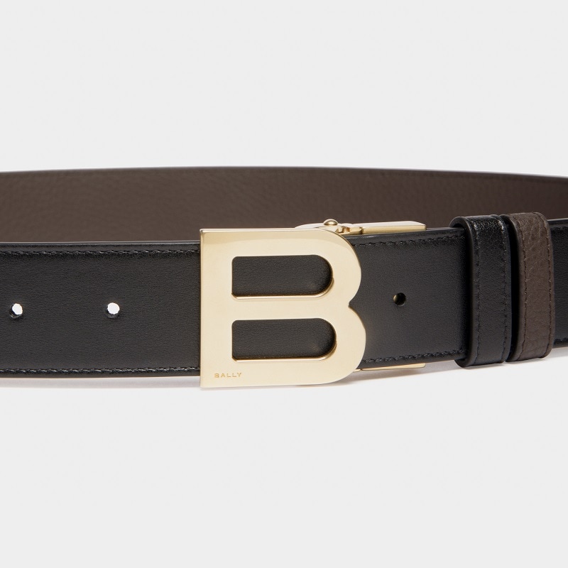BALLY レザー ベルト Bロゴ Bally Bロゴ ベルト | ブラック | FARFETCH JP