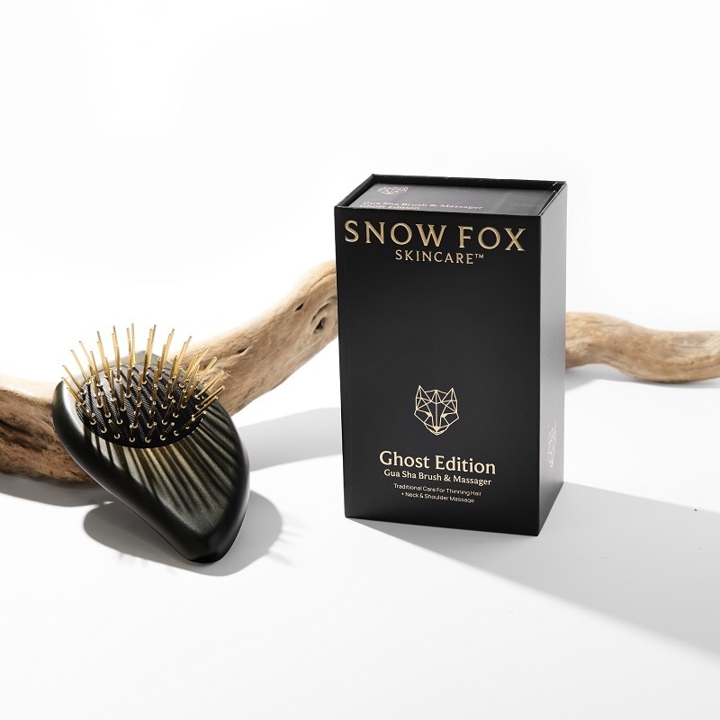 SNOW FOX Gua Sha Brush & Massager: Ghost Edition｜EVA SKY SHOP