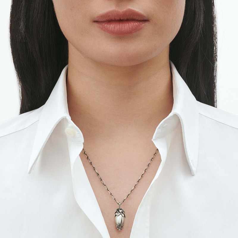 喬治傑生2026 年度氧化純銀項鍊｜EVA SKY SHOP