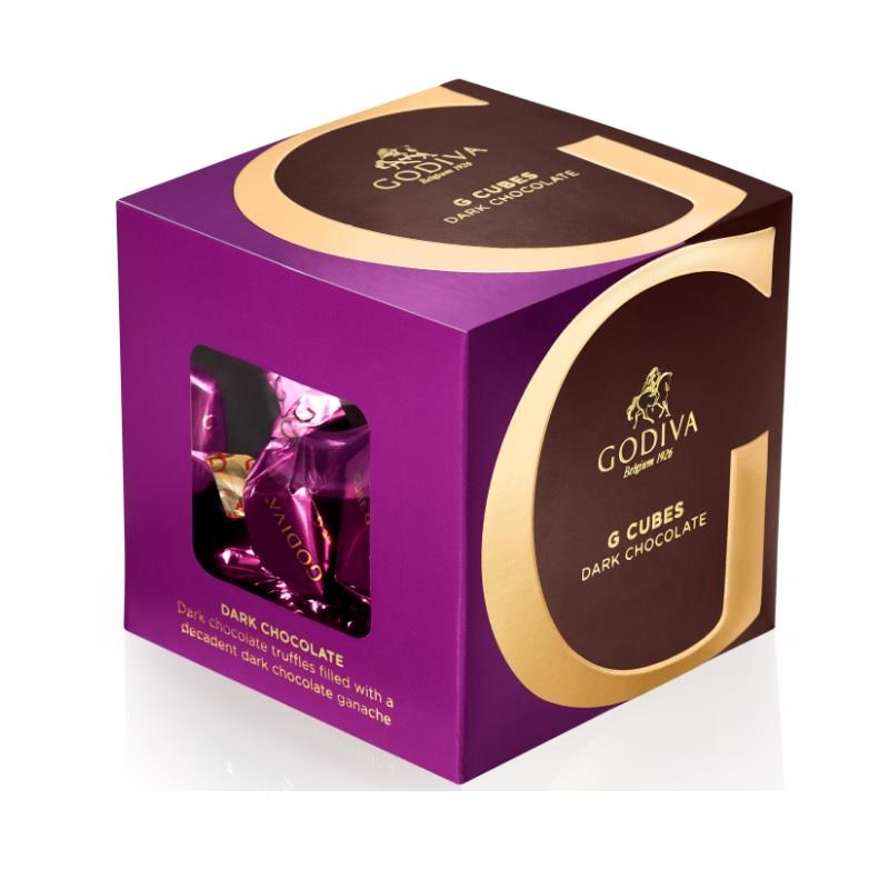 GODIVA G CUBE 松露黑巧克力(22顆裝)｜EVA SKY SHOP