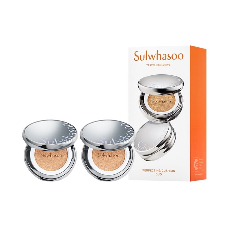 SULWHASOO Perfecting Cushion SPF50+ PA+++ Duo Set｜EVA SKY SHOP