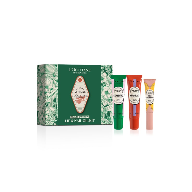 L'OCCITANE Holiday 24 Lip & Nail Oil Kit｜EVA SKY SHOP