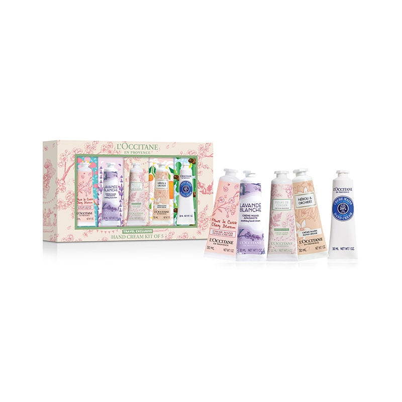 L'OCCITANE Cherry blossom 25 kit of 5｜EVA SKY SHOP