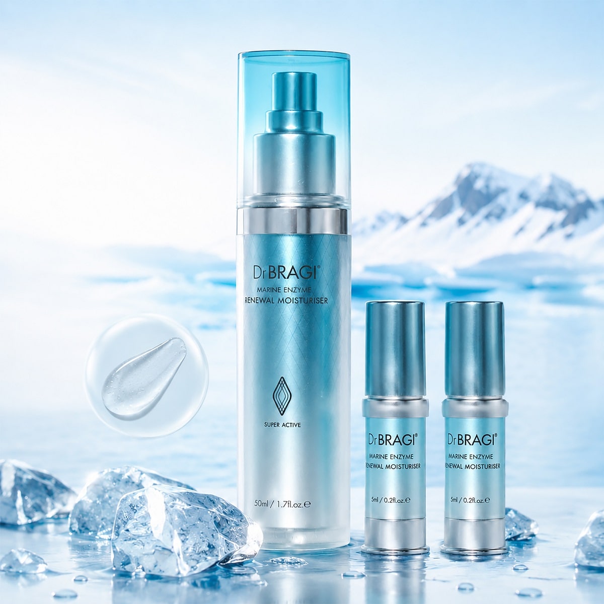DrBRAGI Marine Enzyme Renewal Moisturiser Travel Exclusive｜EVA