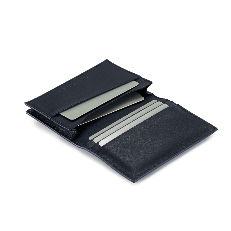 PORTER Card Case Navy Wallet