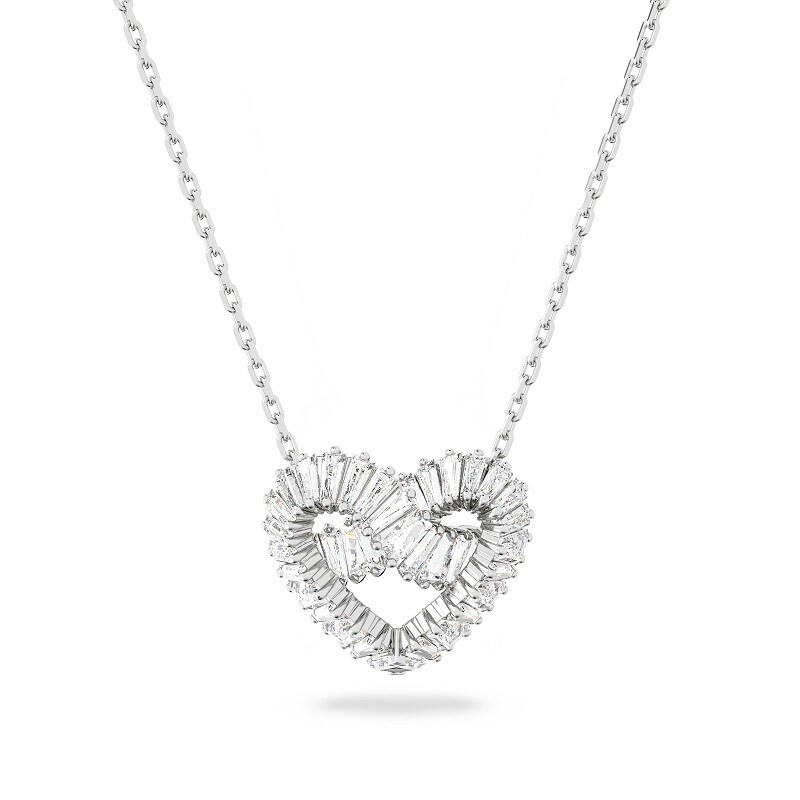 SWAROVSKI Matrix Heart White Rhodium Plated Mixed Cuts