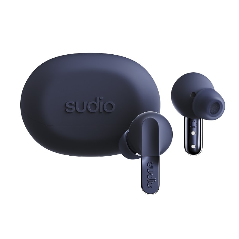 SUDIO N3 PRO Noise Cancelling Earbuds - Midnight Navy｜EVA SKY SHOP