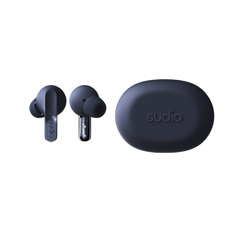 SUDIO N3 PRO Noise Cancelling Earbuds - Midnight Navy｜EVA SKY SHOP