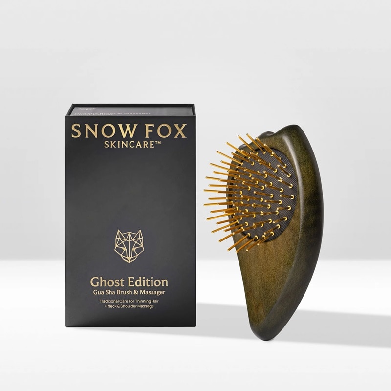 SNOW FOX Gua Sha Brush & Massager: Ghost Edition｜EVA SKY SHOP