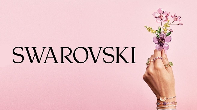 Sunglasses, Cat-eye shape, Pink | Swarovski